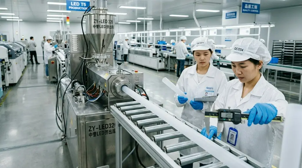 Премиум фабрика за корпуси за LED тръби в Китай: Иновации за глобалните стандарти за 2026 г. и 3D персонализиране