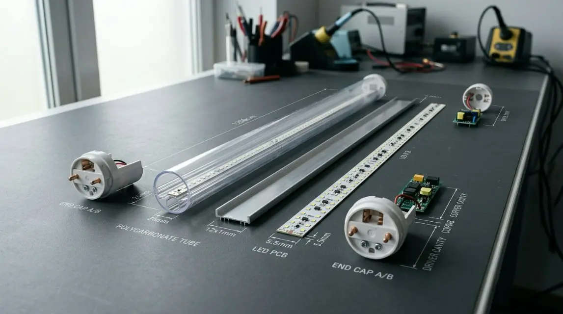 Най-доброто ръководство за 2026 г. за LED T8 корпус от пластмасова тръба: Навигация в американските UL/ETL стандарти и еко-поликарбонатни иновации